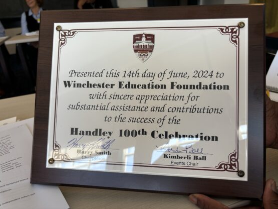 WEF Honored by One Handley Committee